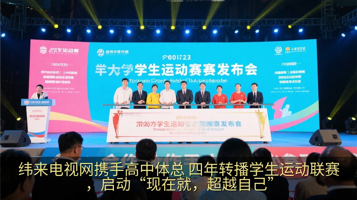 纬来电视网携手高中体总 四年转播学生运动联赛，启动“现在就，超越自己”